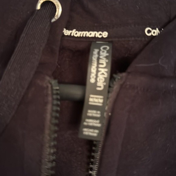Calvin Klein Black Zip-Up Hoodie - Picture 10 of 11